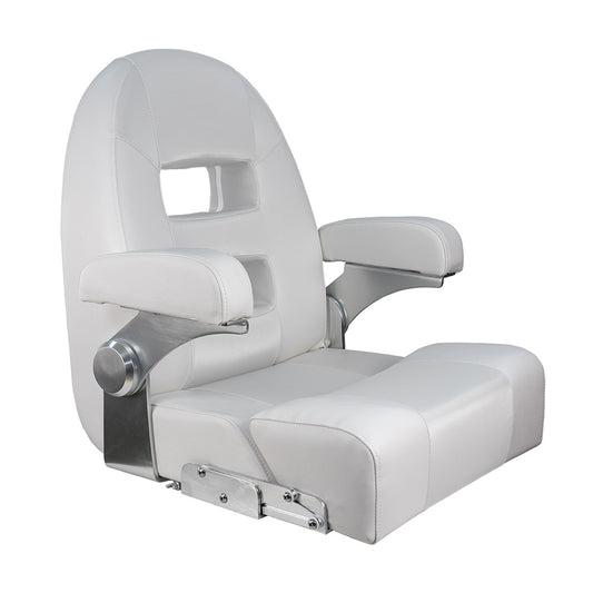 Springfield Center Console Helm Flip-Up - White/White [1042035-W]
