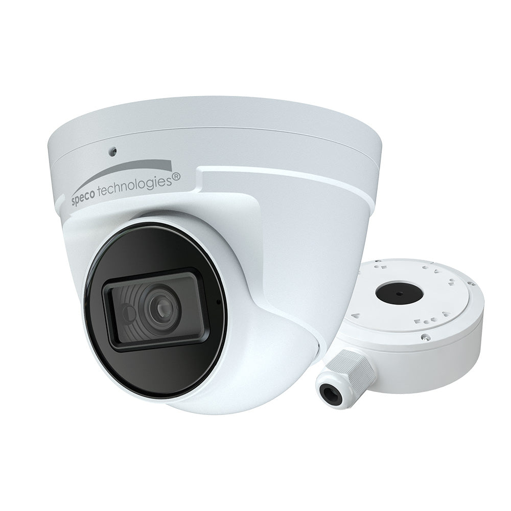 Speco 4MP H.265 IP Turret Camera w/IR  WDR - 2.8mm Lens - White [O4VT2]