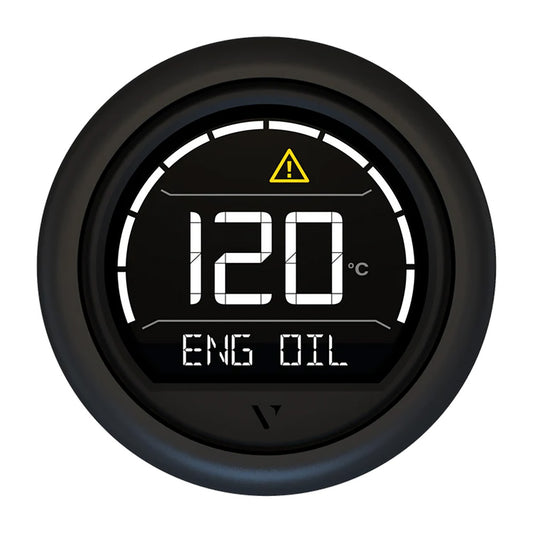 Veratron VL Digital 52 w/Round Black Bezel [B00205702]