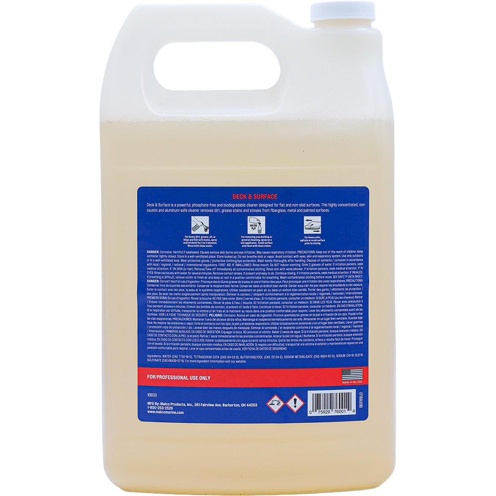 Malco Deck  Surface Spray All Purpose Cleaner - 1 Gallon [166001]